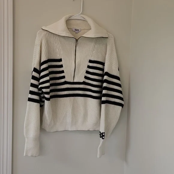 525 NORAH 1983 STRIPE HALF-ZIP SWEATER Revolve - Picture 2 of 6